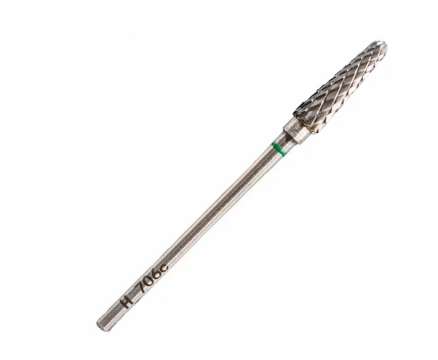 Nisima Carbide Nail Drill Bit Rounded Cone, 4 mm, Coarse