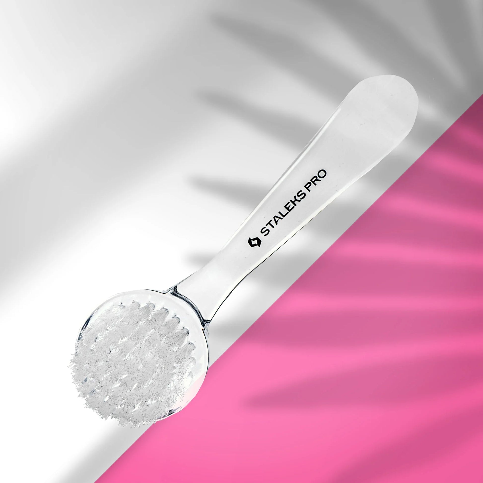 STALEKS PRO EXPERT 01 clear manicure dust brush with protective cover