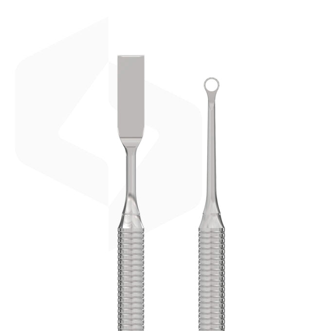 STALEKS PRO EXPERT 51 TYPE 1 stainless steel flat and loop manicure pusher