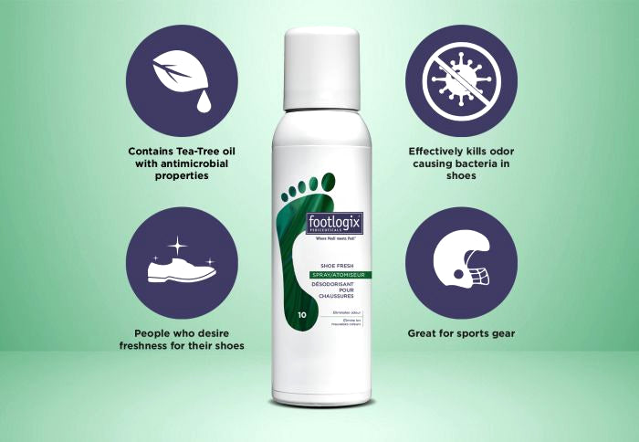 Footlogix Shoe Fresh Spray, 125 ml product packaging
