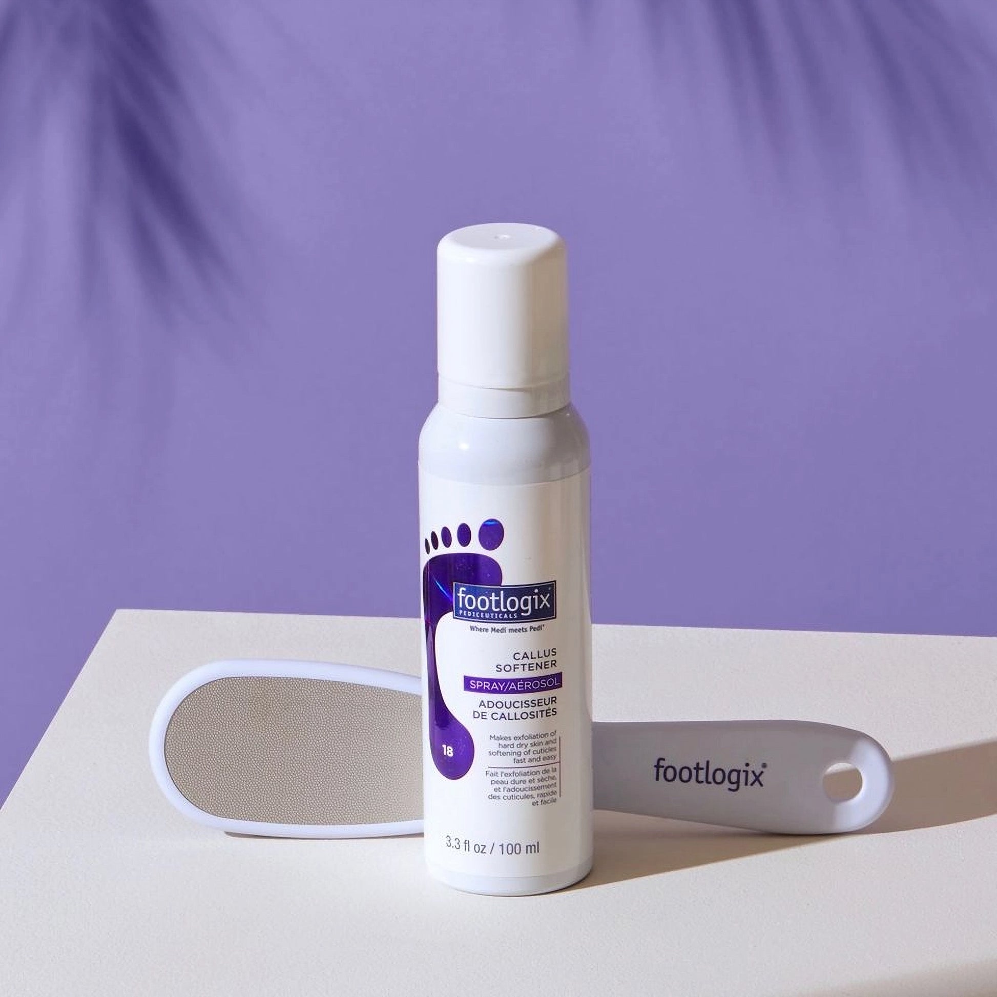 Footlogix Callus Softener & File Combo – 125 ml bottle
