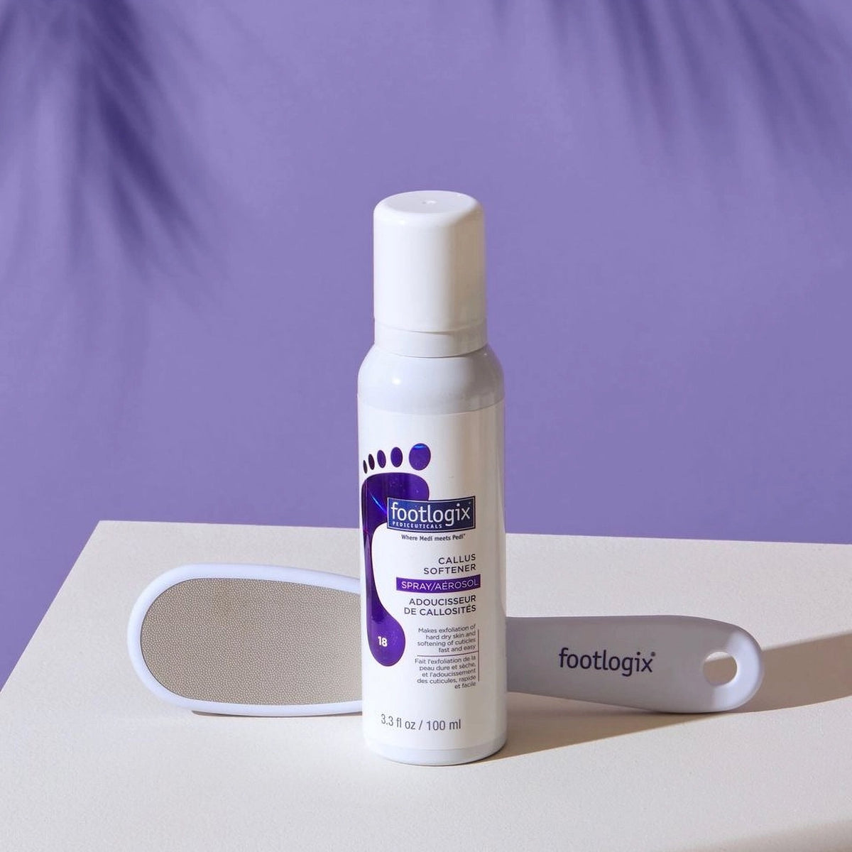 Footlogix Callus Softener & File Combo – 125 ml - NailGlow Supplies