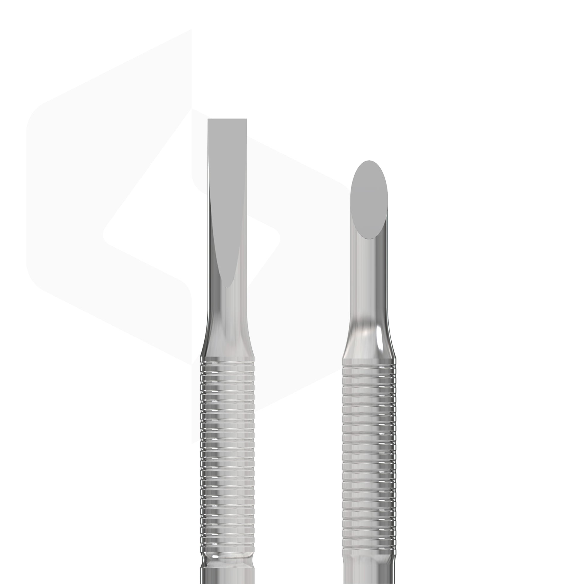 STALEKS PRO EXPERT 90 TYPE 5 stainless steel manicure pusher with bevelled and straight ends