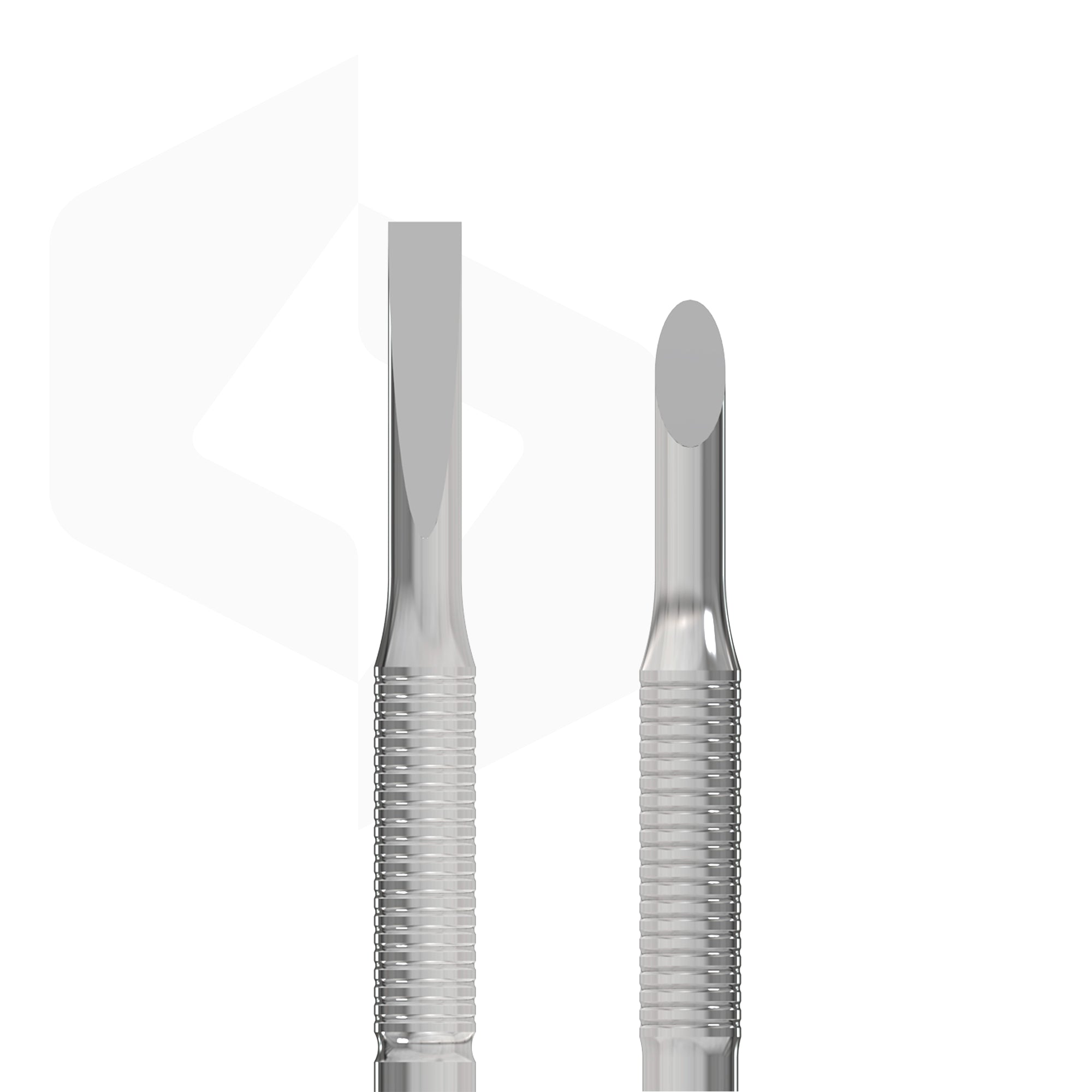 STALEKS PRO EXPERT 90 TYPE 5 stainless steel manicure pusher with bevelled and straight ends