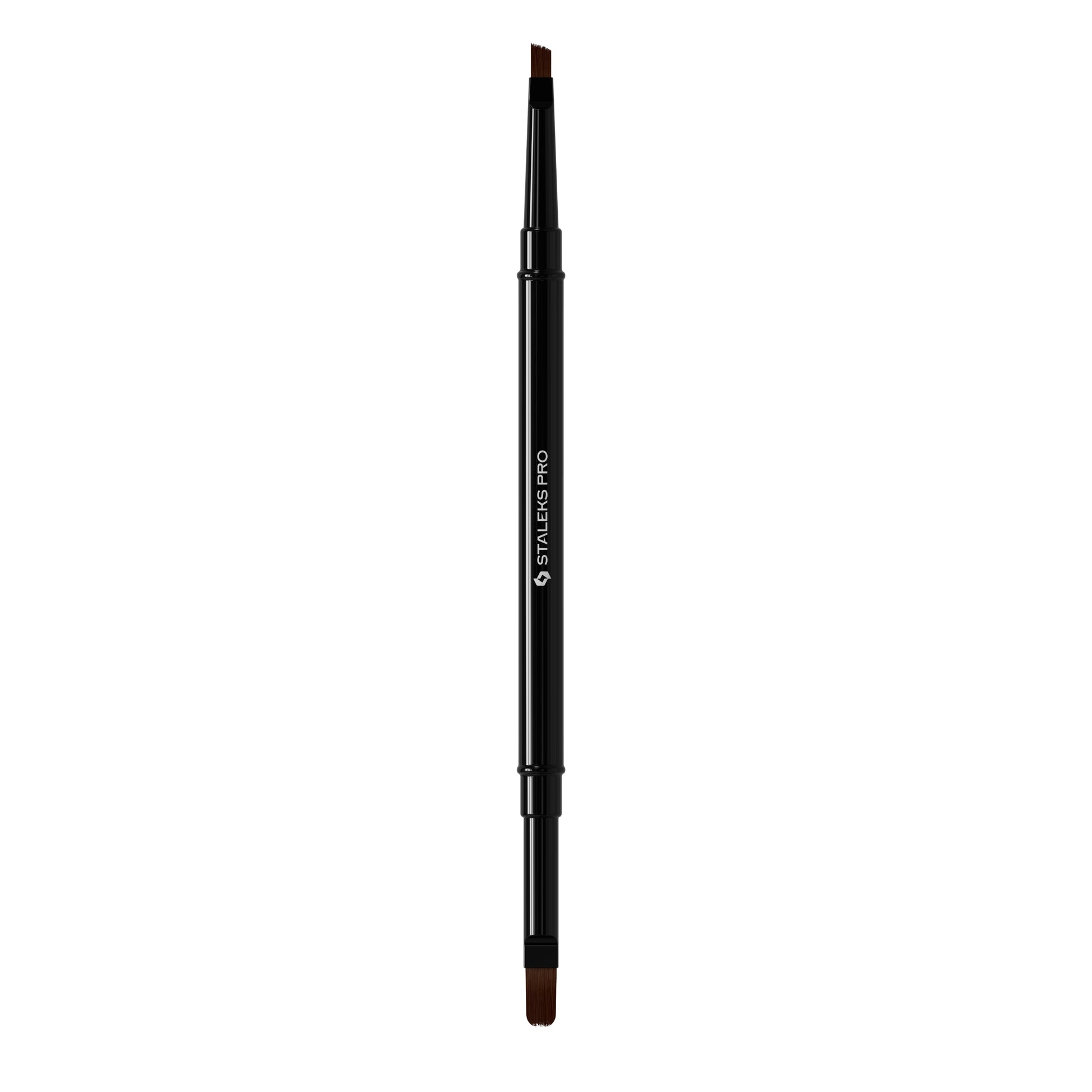 STALEKS PRO EXPERT 06/10 double-ended gel brush with 11 mm and 7 mm working ends 