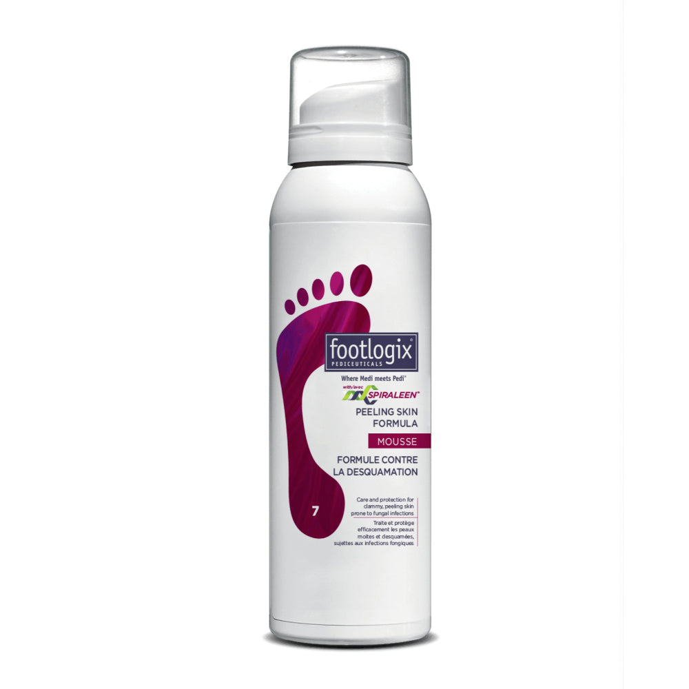 Footlogix Peeling Skin Formula, 125 ml product packaging