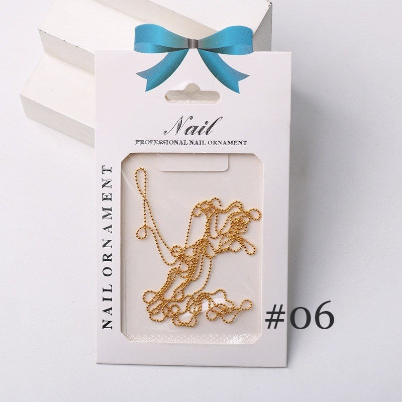 Ultra-Fine Crystal Nail Chain