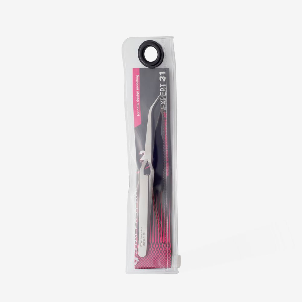 STALEKS PRO EXPERT 31 TYPE 2 reverse-action nail arch tweezers