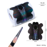 Professional Nail Extension Forms (100 pcs) - NailGlow Supplies