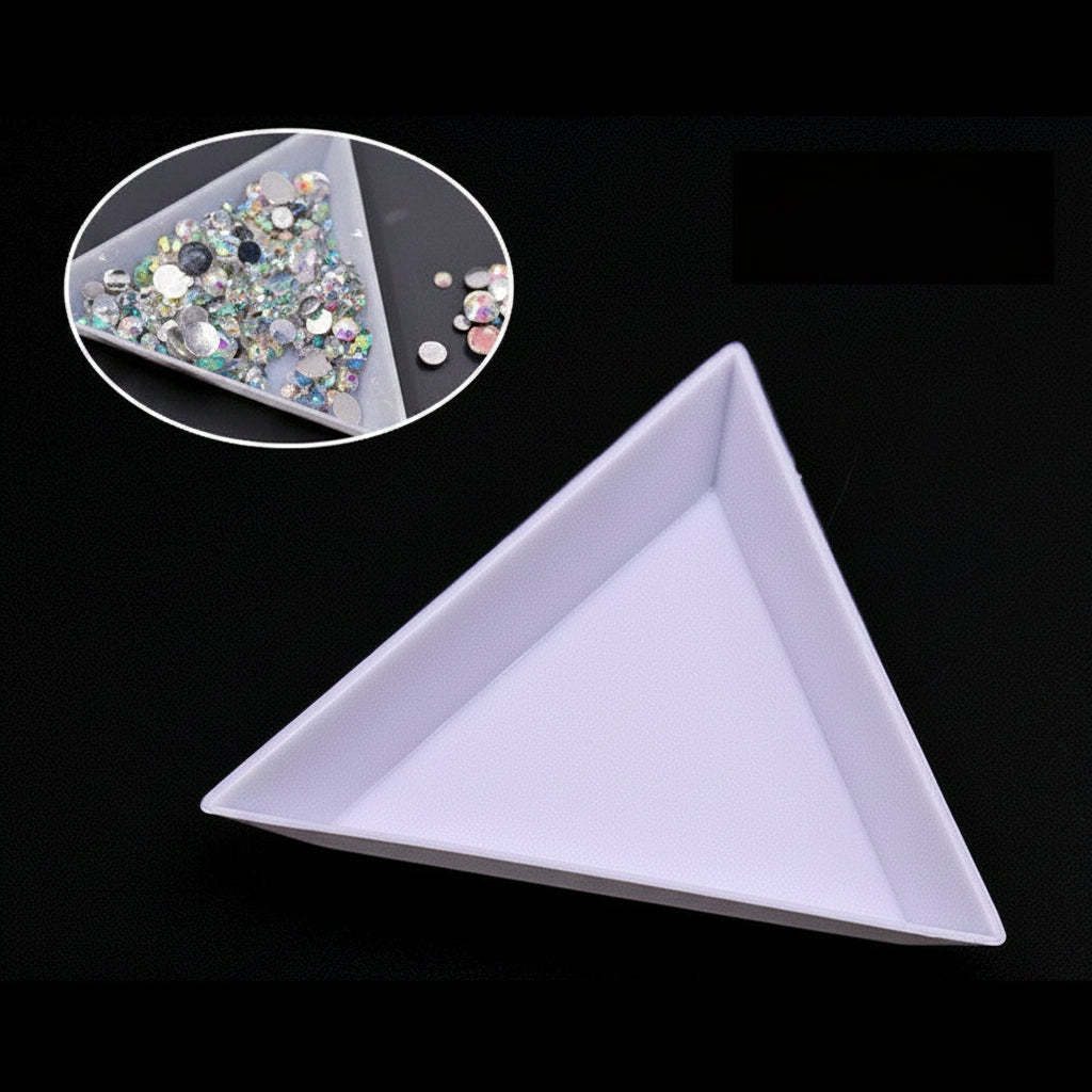 Triangular Nail Art Sorting Tray