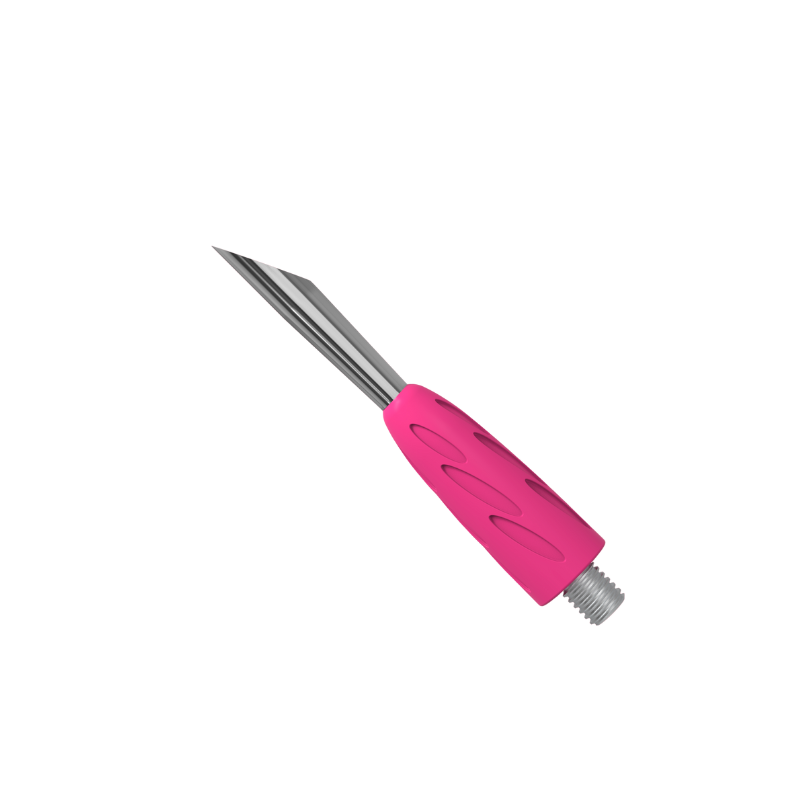 STALEKS PRO COMBO UNIQ 12 pink bevelled pusher replaceable working part