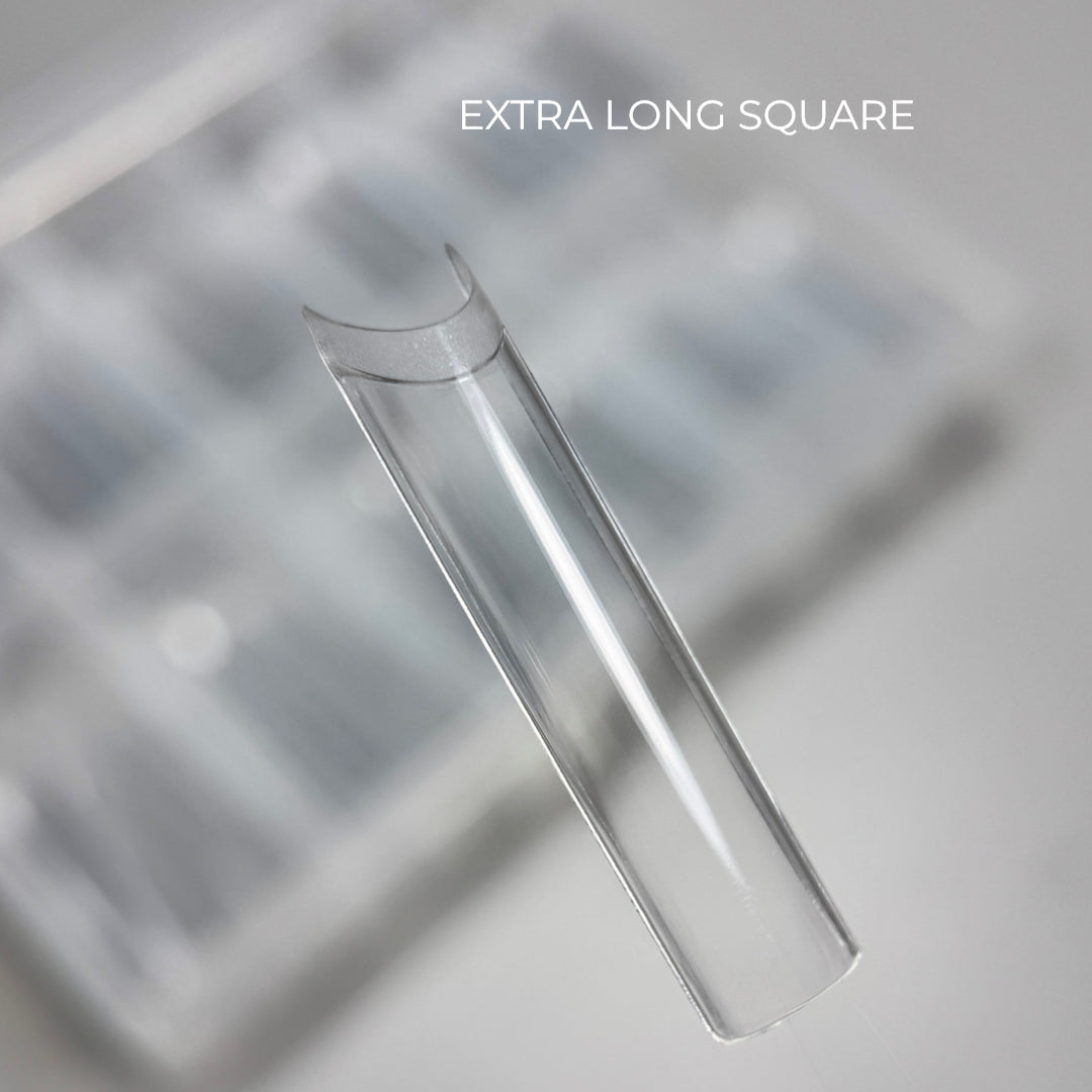 Touch Soft Gel Tips  - Extra long Square, 240 pcs 